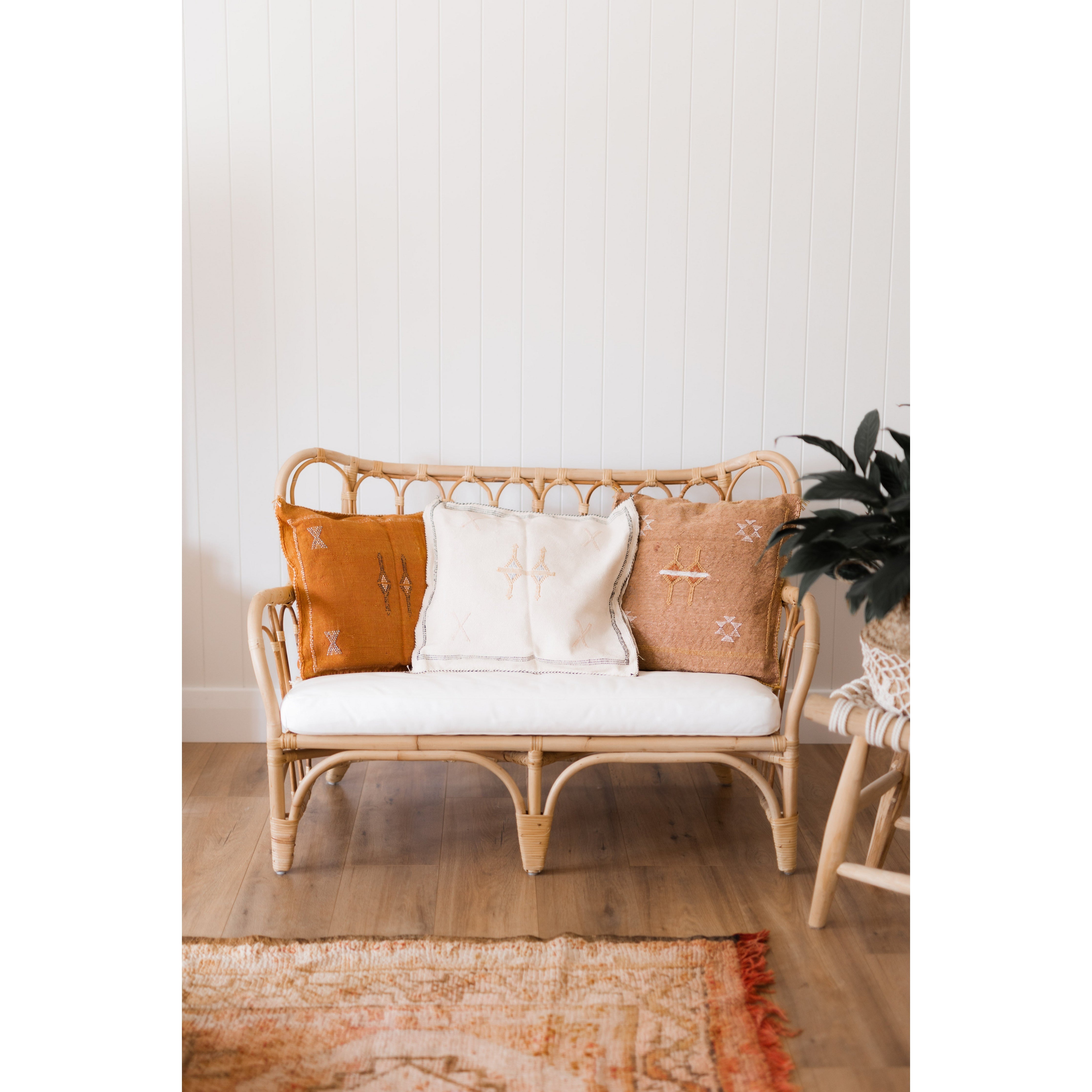 White silk cushions hotsell