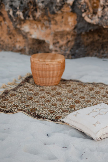 Wild Bloom Rug by Wild Throw Co. - Honey