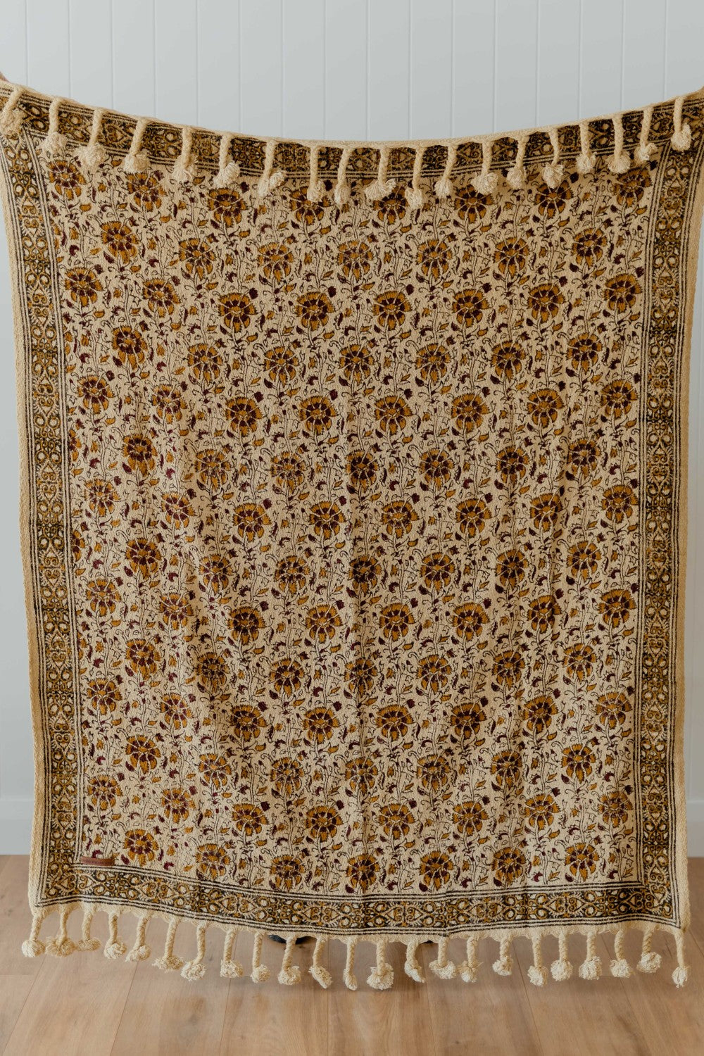 Wild Bloom Rug by Wild Throw Co. - Honey