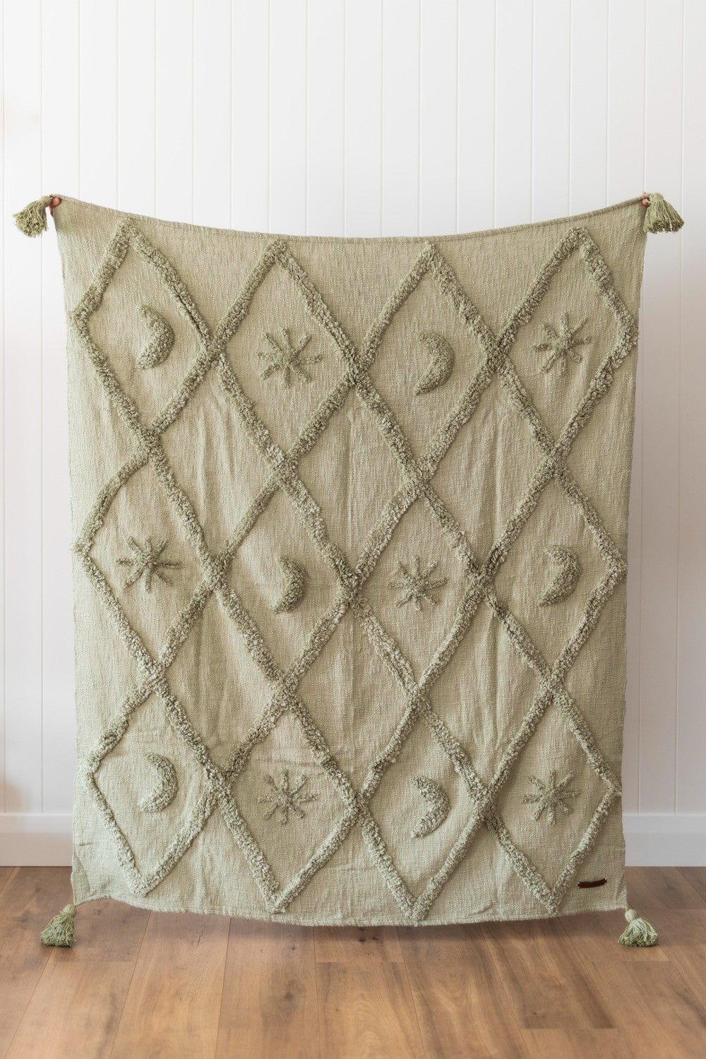 Wild Moonshine Rug by Wild Throw Co. - Sage