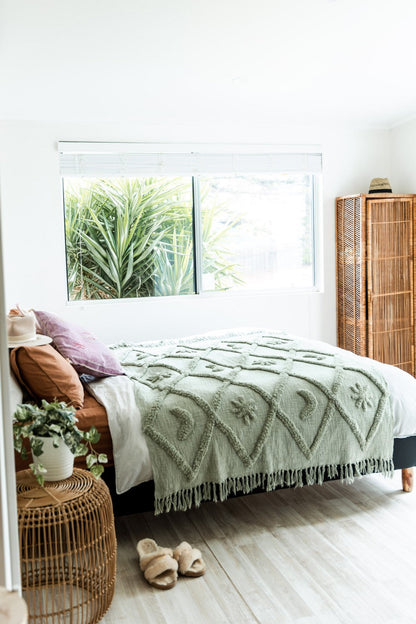 Wild Moonshine Rug by Wild Throw Co. - Sage