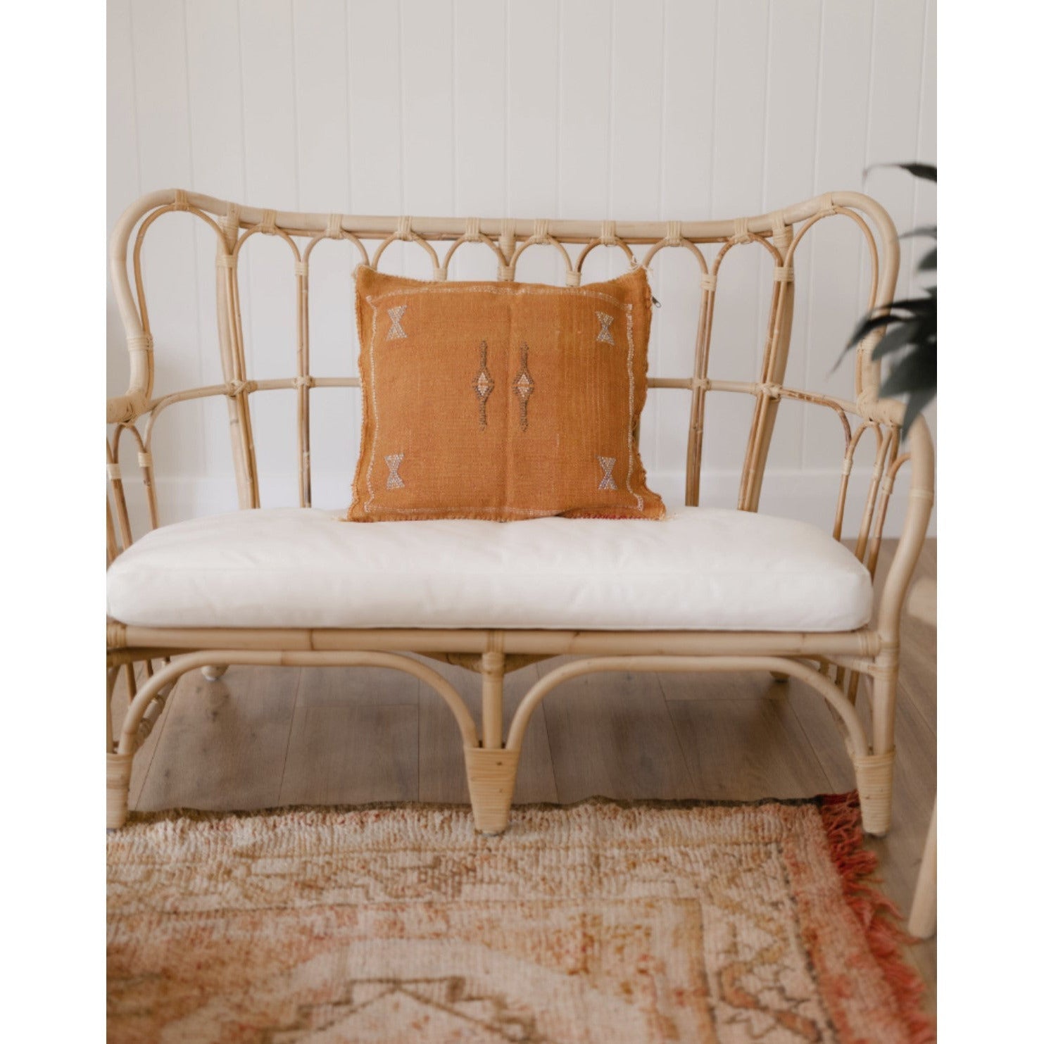 Cactus Silk Pillow By Wild Throw Co. - Terracotta